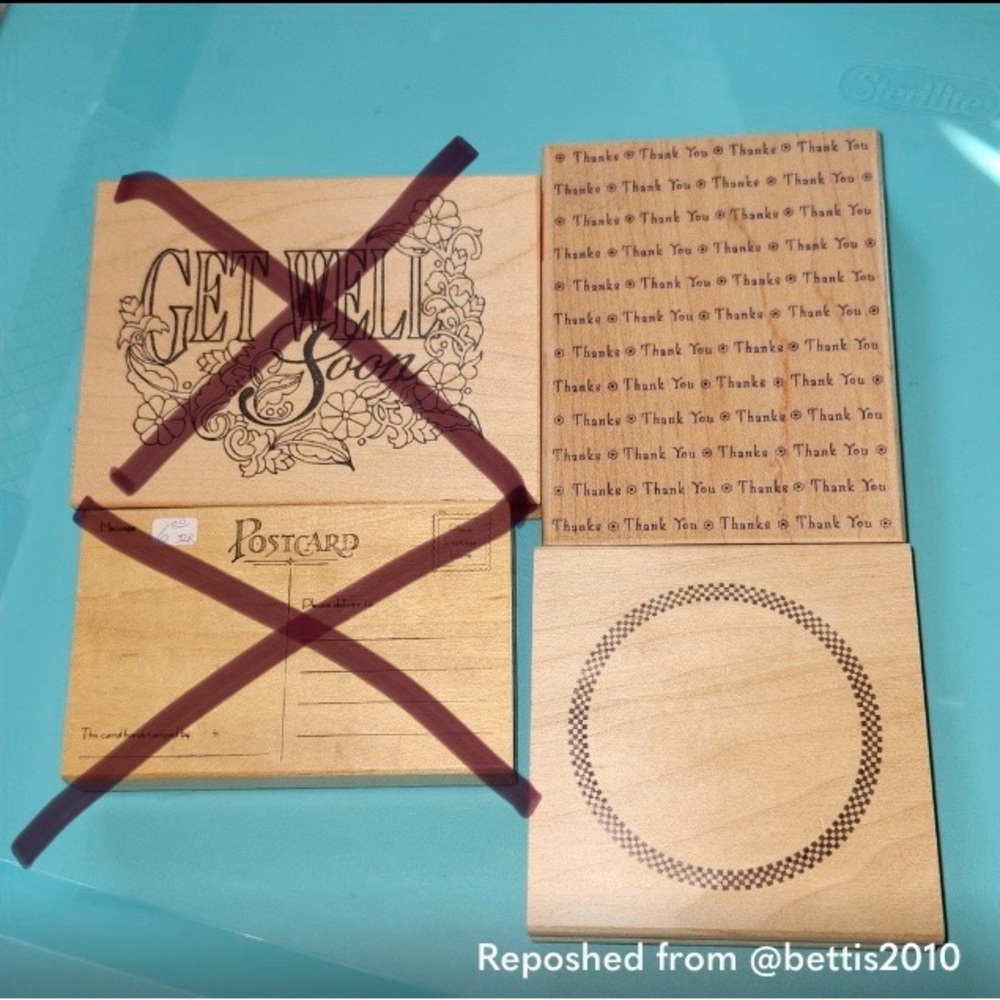 Rubber stamp set